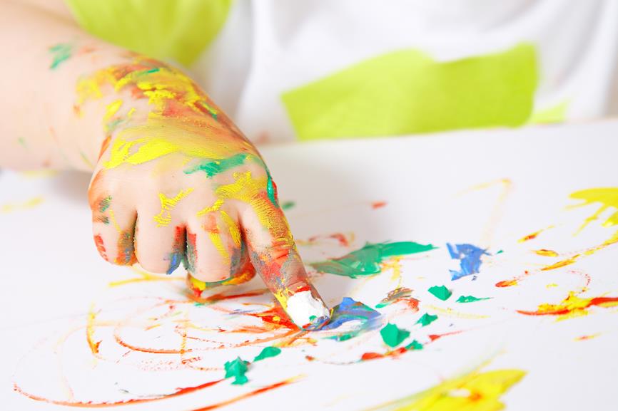 نقاشی انگشتی کودکان